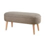 Atelier Del Sofa Puf de Lino Coffee